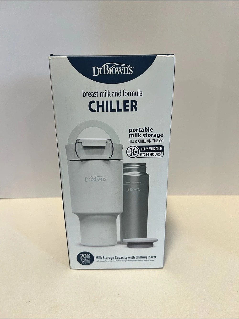 NEW Dr. Brown's Breast Milk and Formula Chiller Portable Milk Storage Chiller
